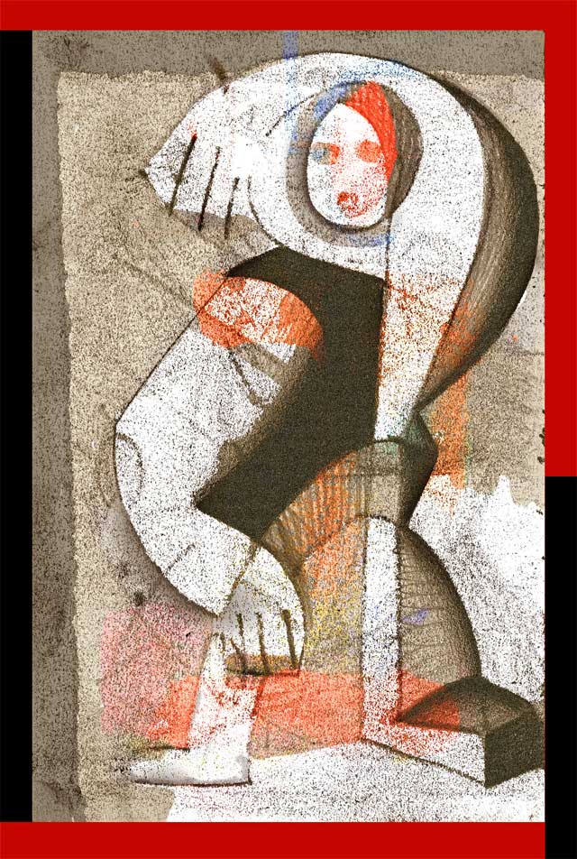 art posters, Uster, Portrait of a woman