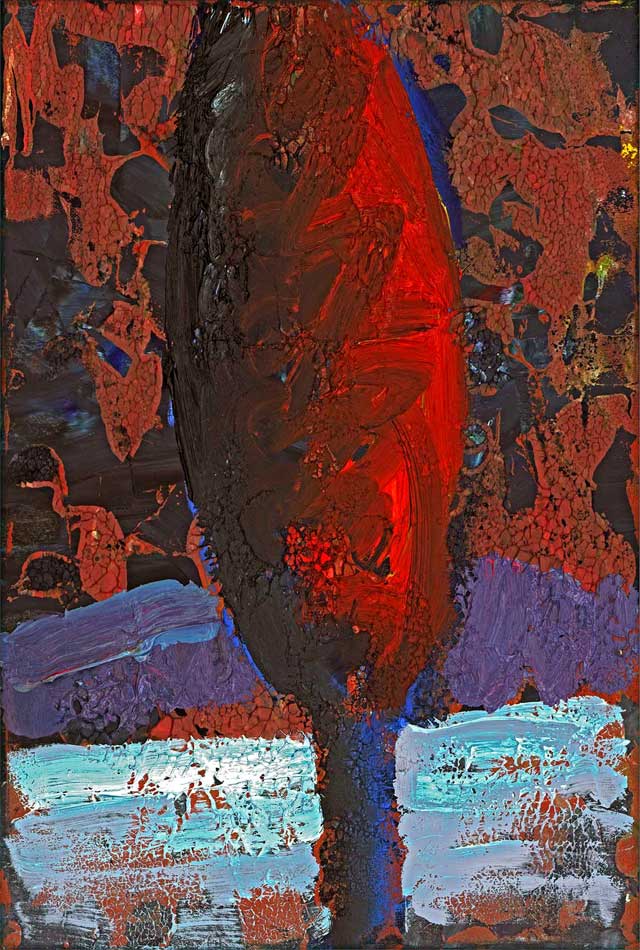 art posters, Uster, Stylized red tree