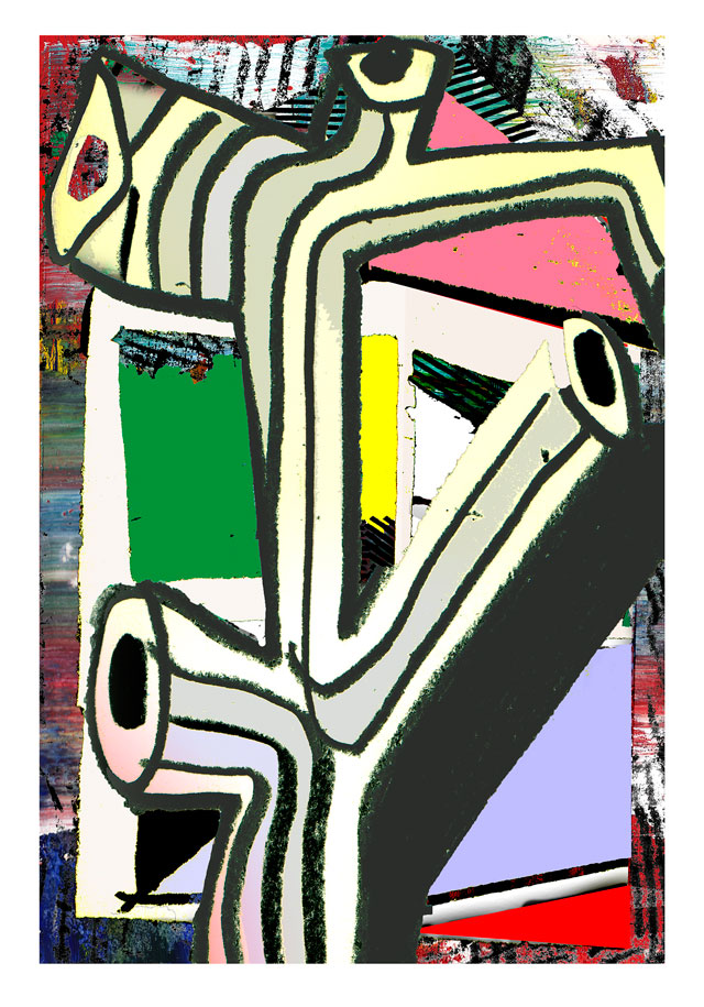 art poster, Uster, Tubular figure