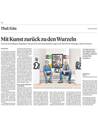 Presseartikel Ausstellung Alten Kirche Härkingen